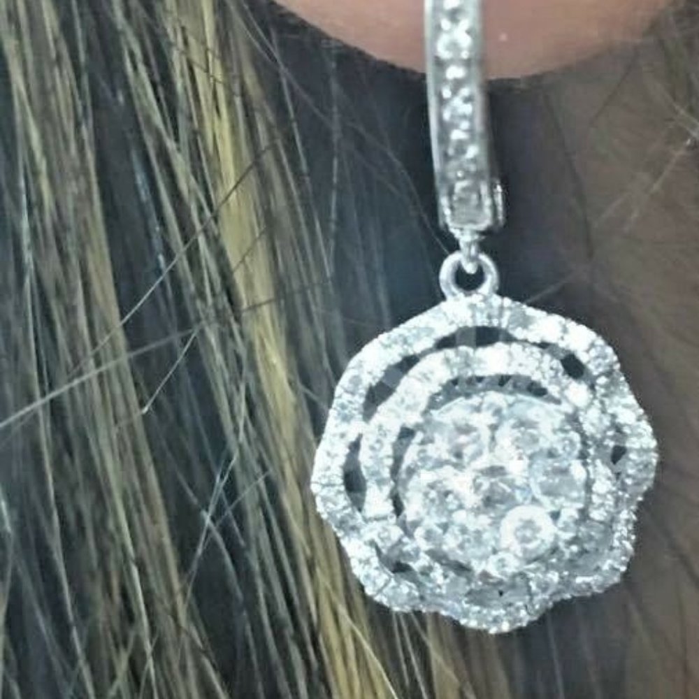 1CT DIAMOND EARRINGS IN 14K GOLD